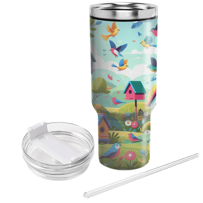 Charming Birdhouse  Custom Tumblers