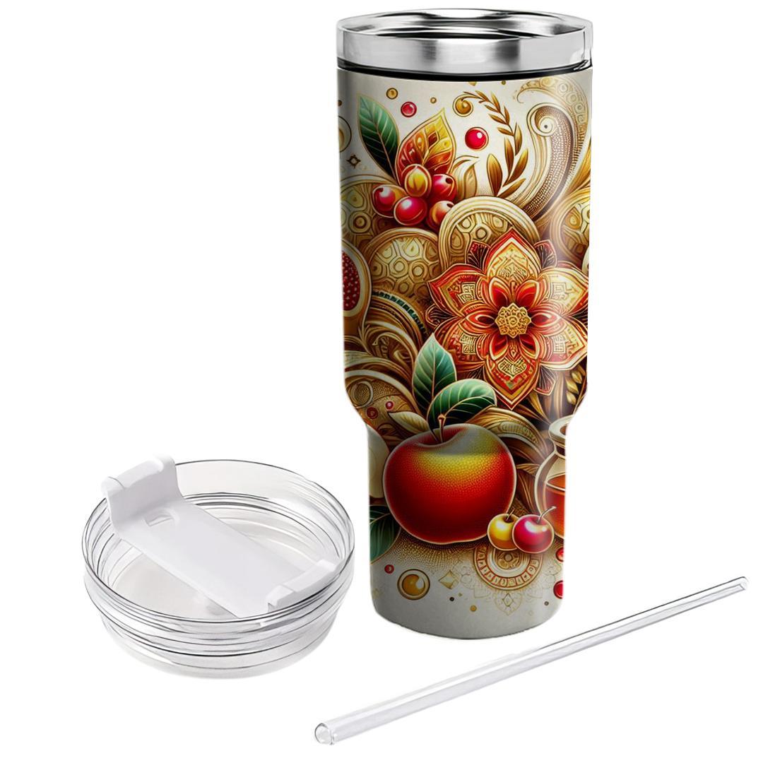 Resplendent Rosh Hashanah - New Beginnings  Tumblers With Lids