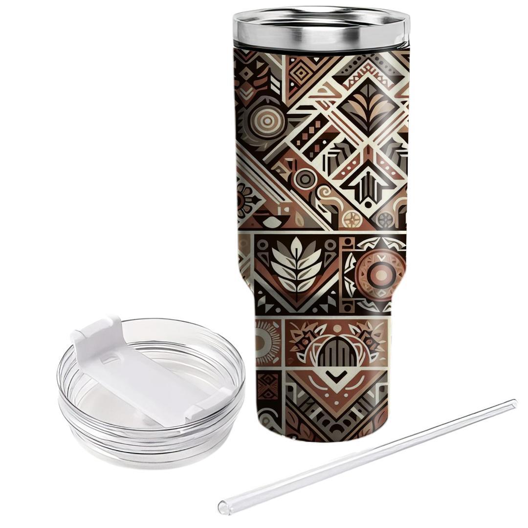 Majestic Tribal Print  Decorative Tumblers