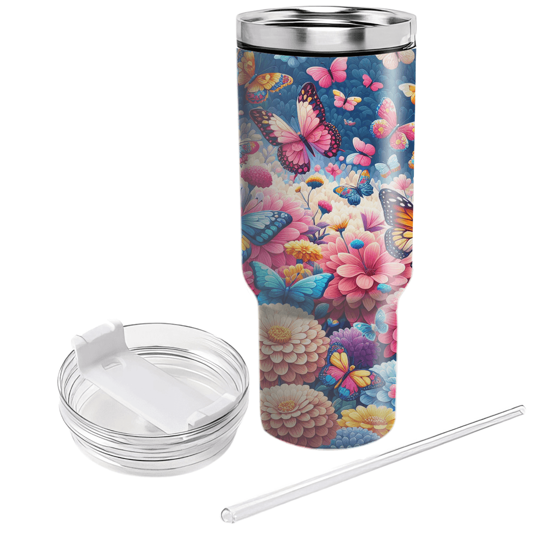 Charming Butterfly Garden  Custom Tumblers