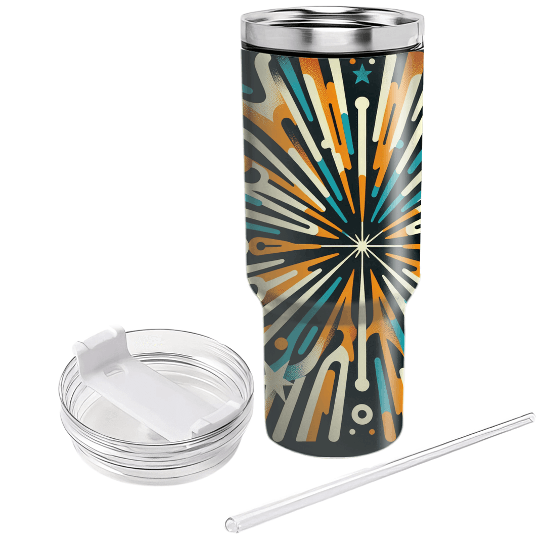 Retro Starburst Delight  Custom Tumblers