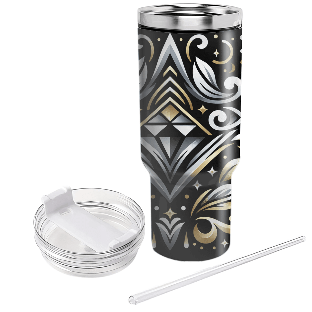 Art Deco Diamond Patterns  Custom Tumblers
