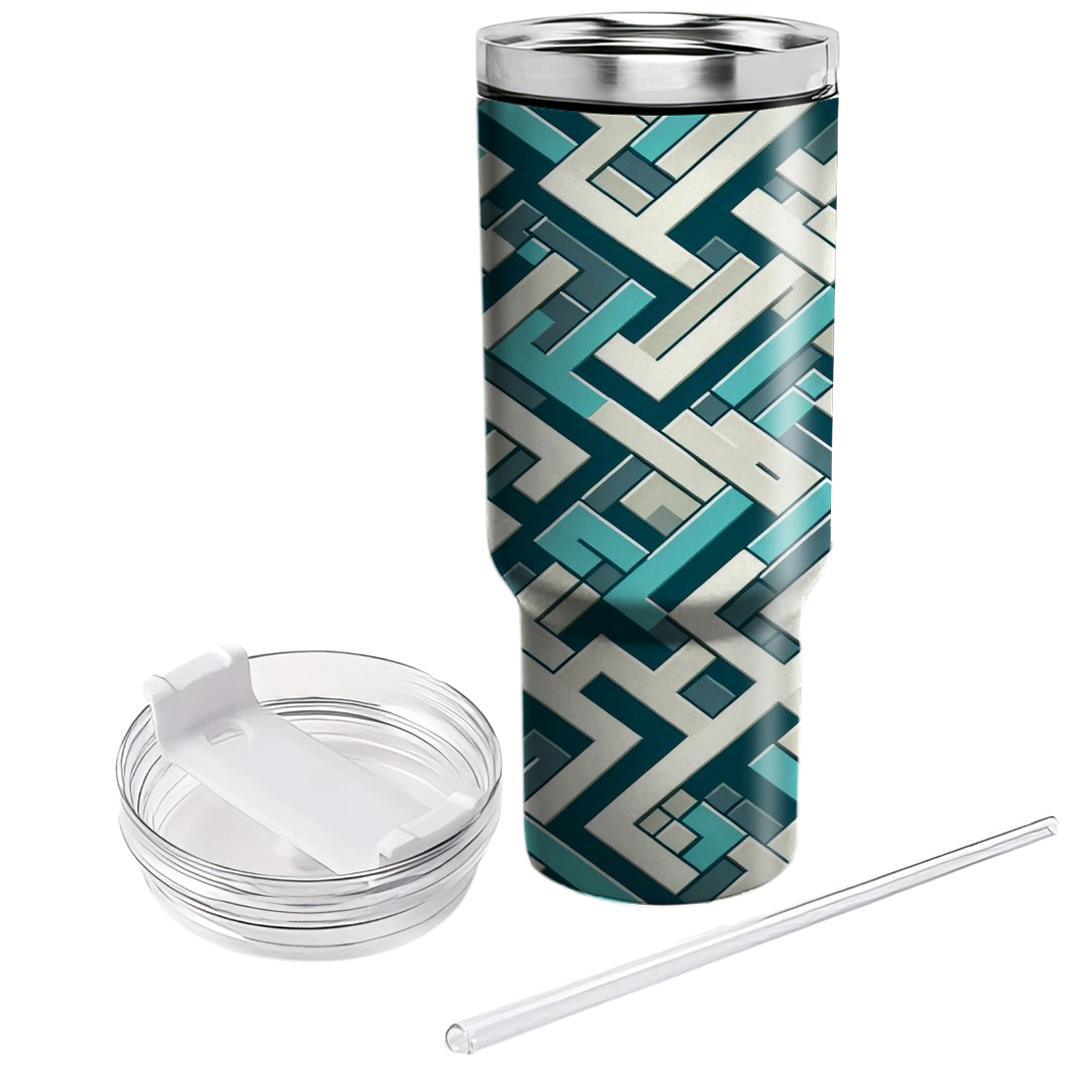Modern Mosaic Harmony  Decorative Tumblers
