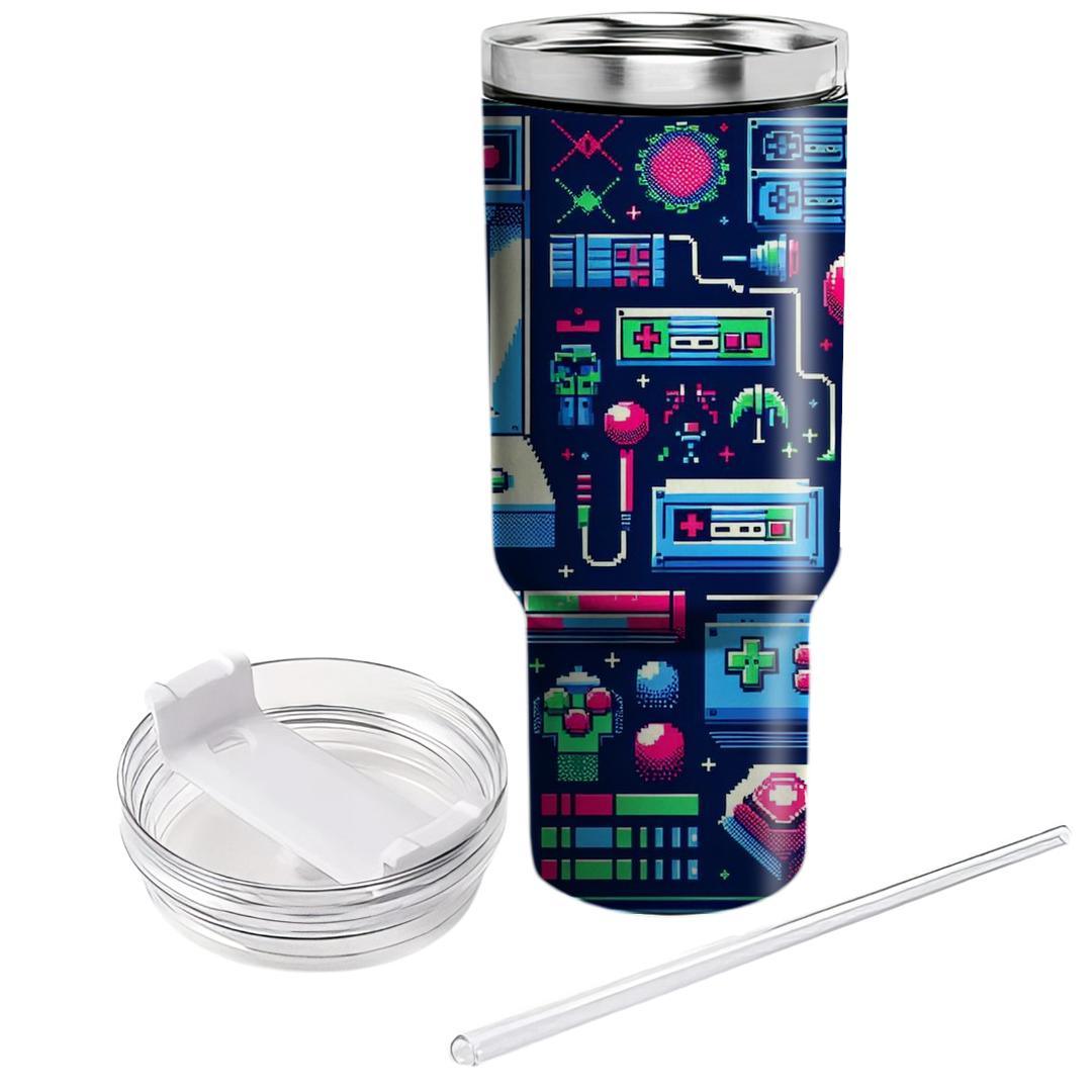 Electric Arcade Rush  Personalized Tumblers
