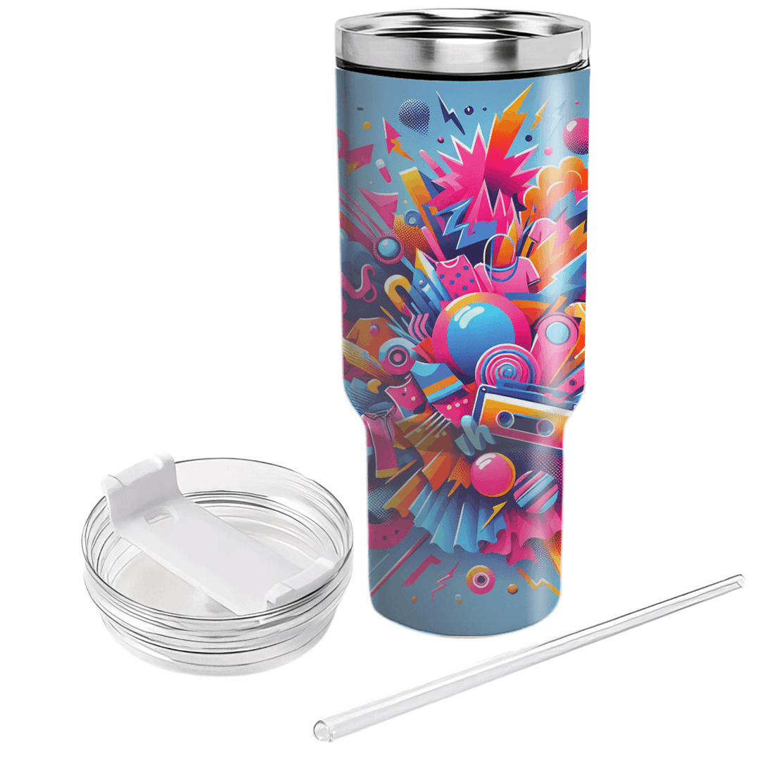 Neon Splash Travel Tumblers
