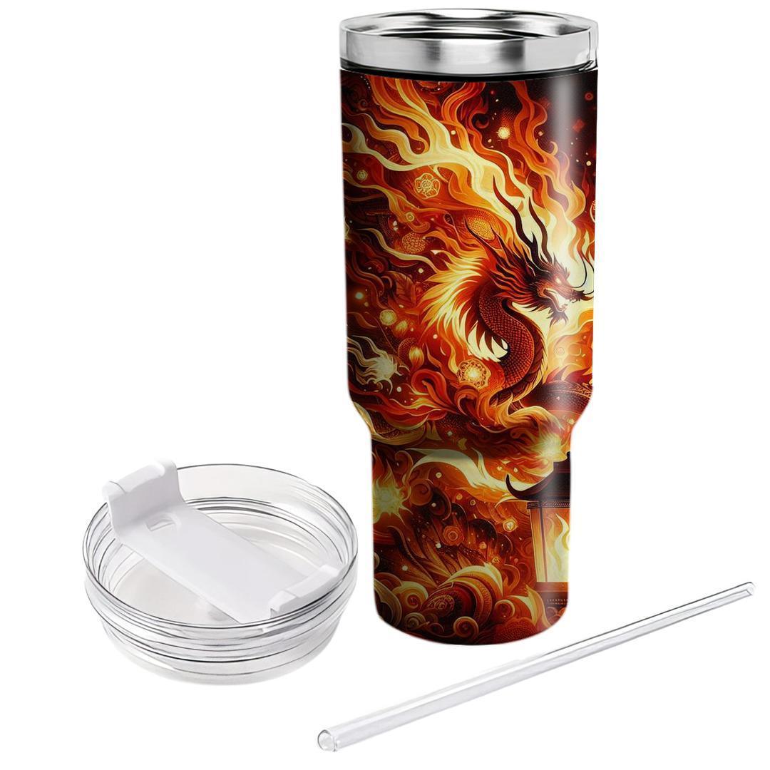 Embers Of Celebration - Fire Festival  Tumblers With Lids