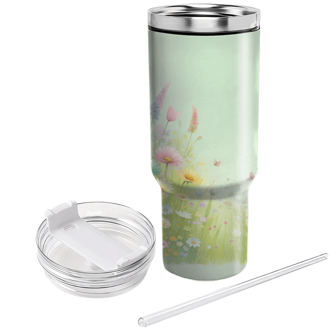 Spring Meadow Magic  Tumblers With Lids