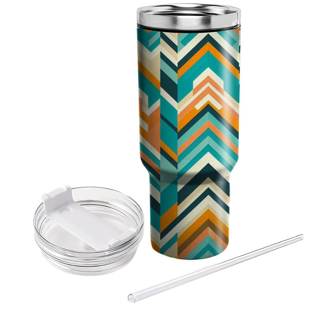 Bold Chevron Pattern  Decorative Tumblers