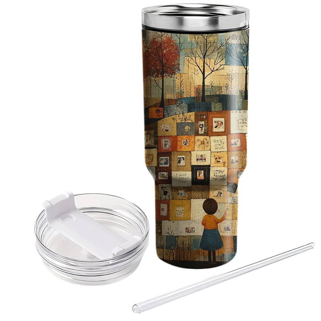 The Tapestry Of Life: A Mother’s Love Woven Into Every Moment Tumblers With Lids