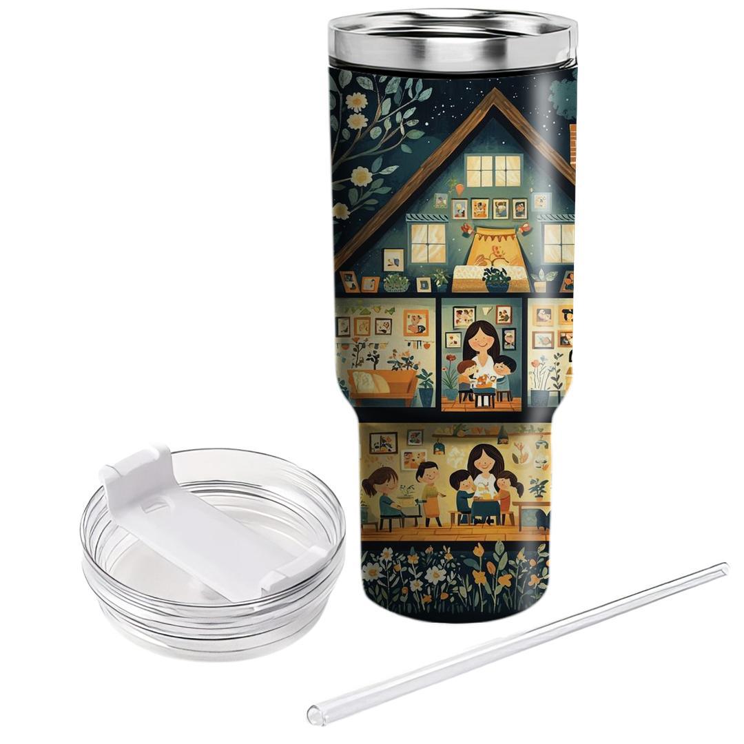 The Heart Of The Home: A Mother’s Loving Presence Insulated Tumblers