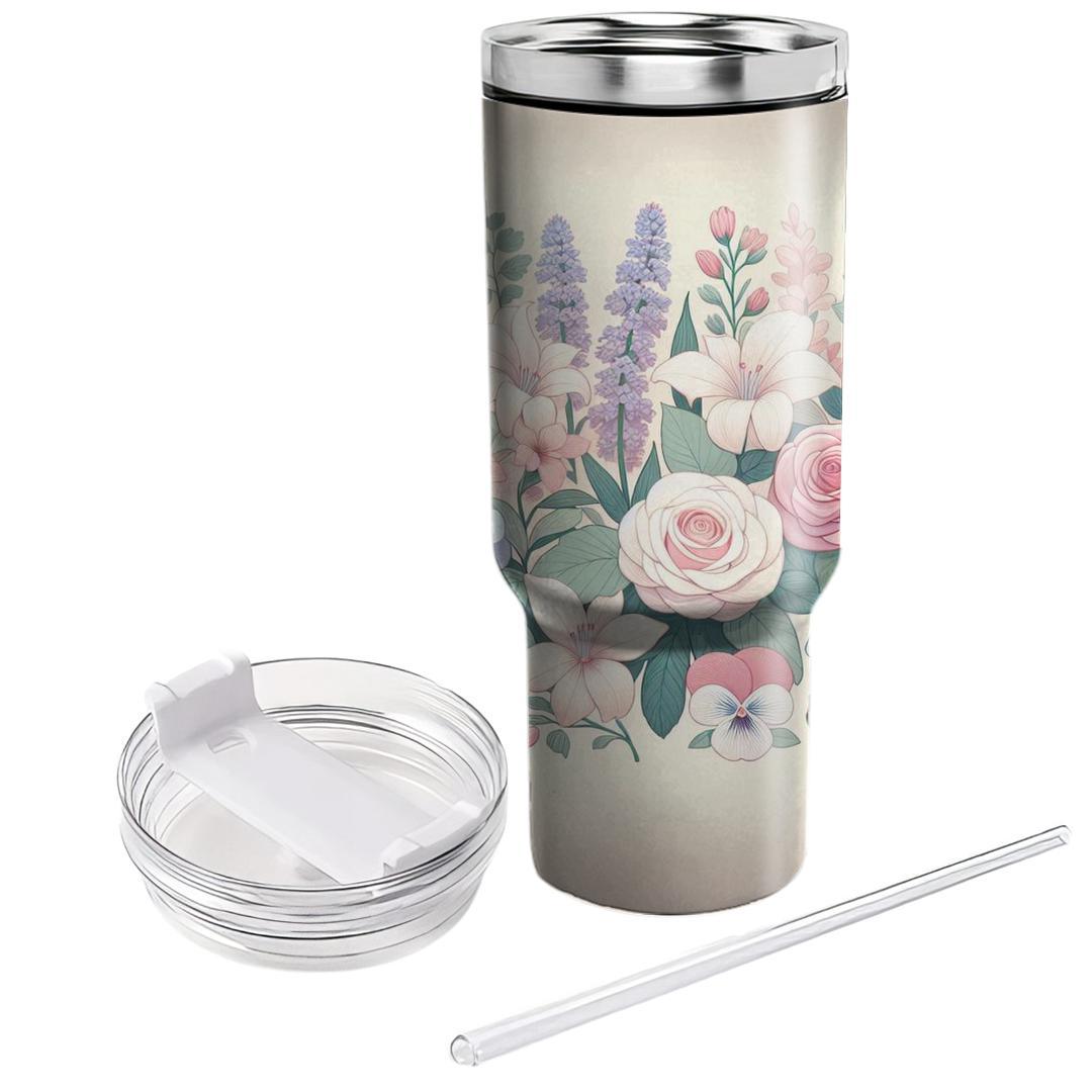 Pastel Garden  Tumblers For Gifts