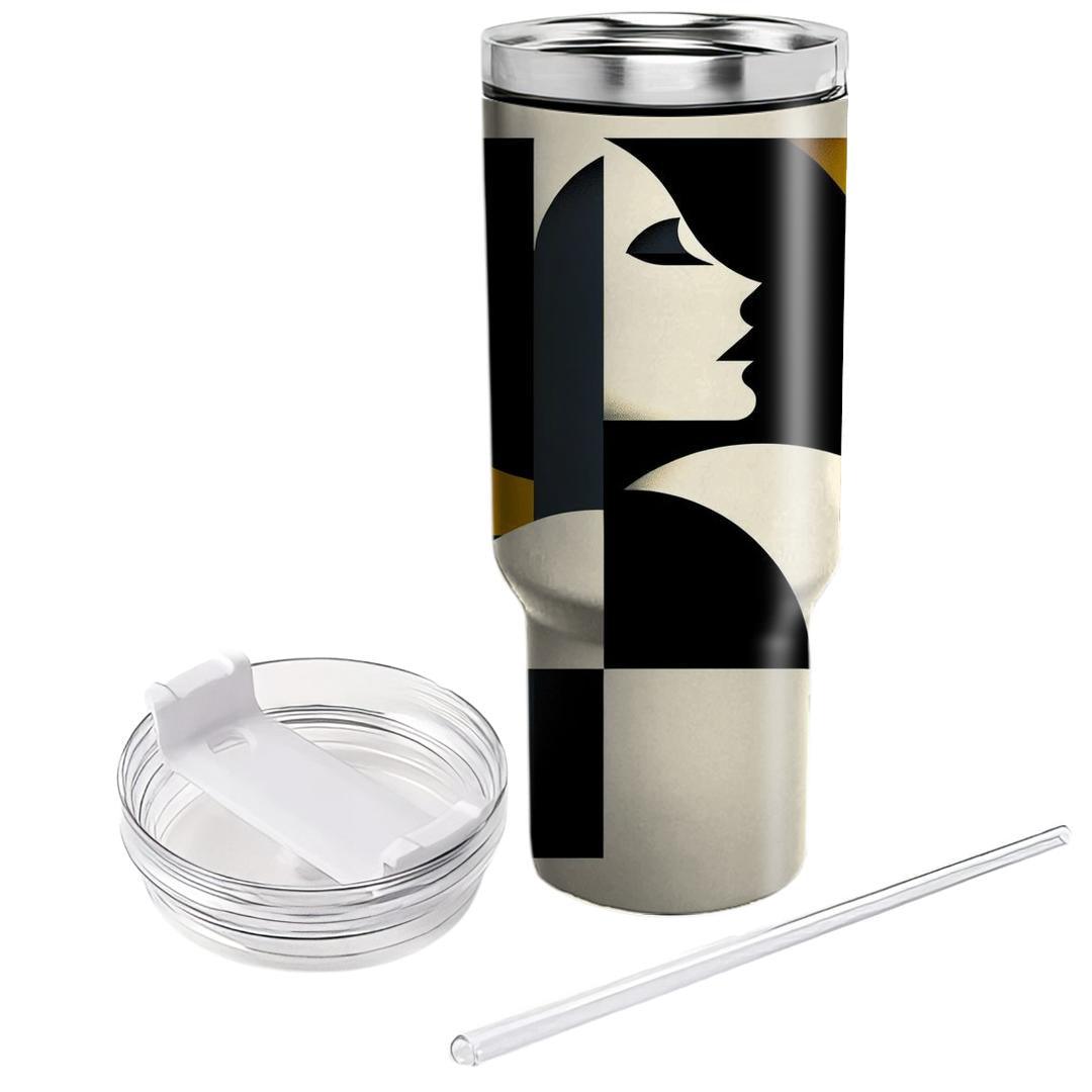 Chic Geometric Glamour  Tumbler Cups