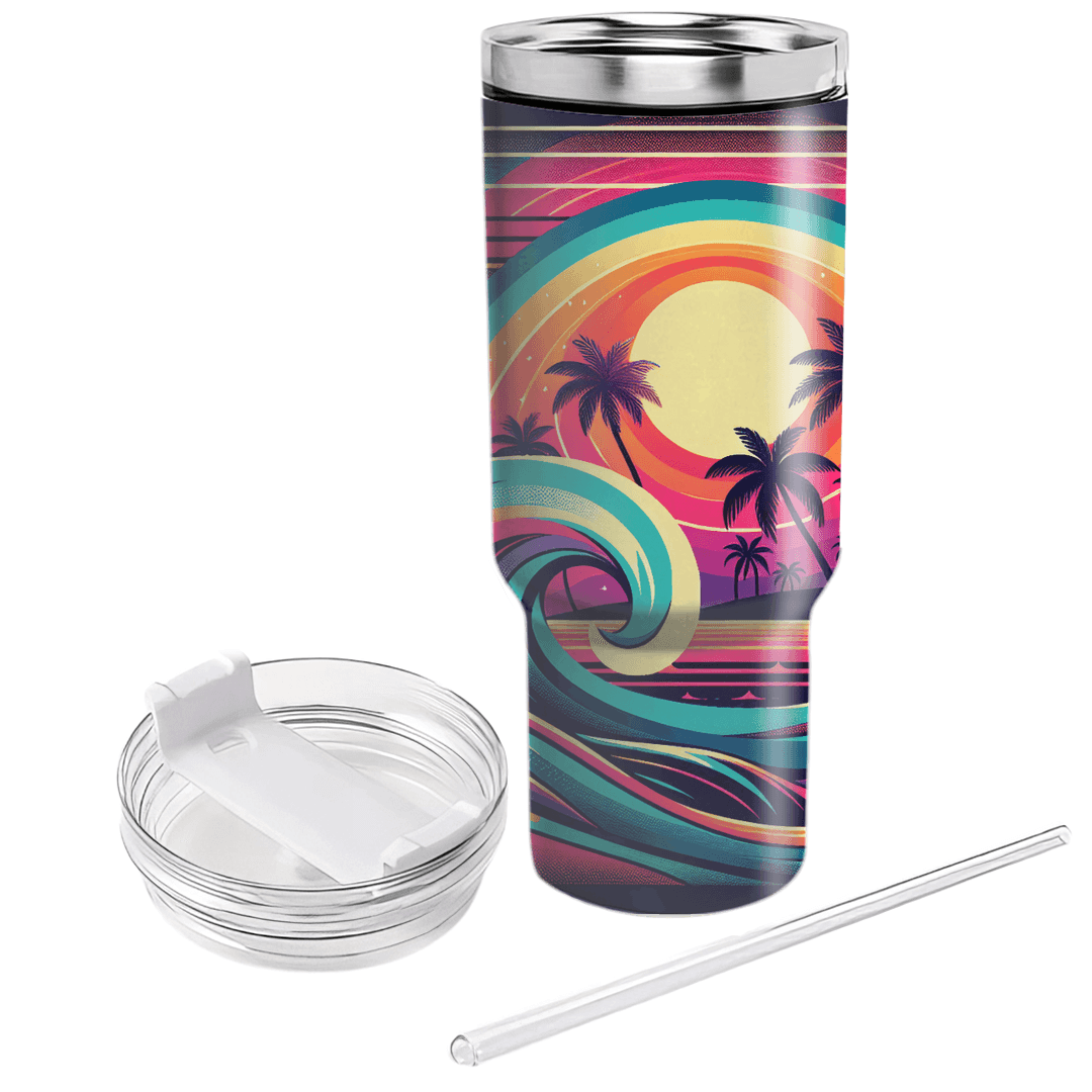 Electric Surf  Personalized Tumblers