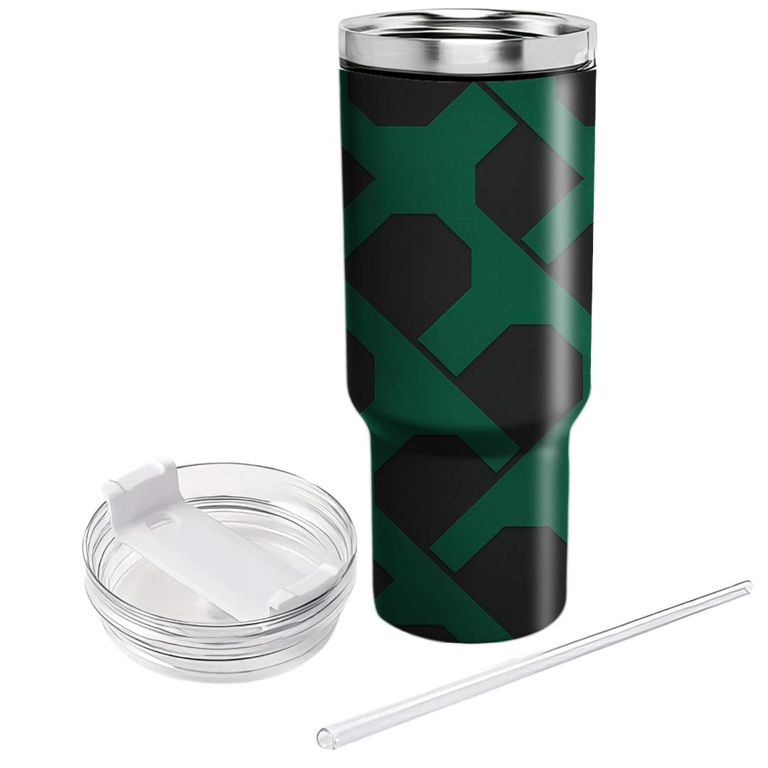 Abstract Hexagon Weave Pattern  Tumblers For Gifts