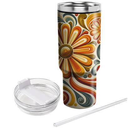 Flower Power Bohemian  Travel Tumblers