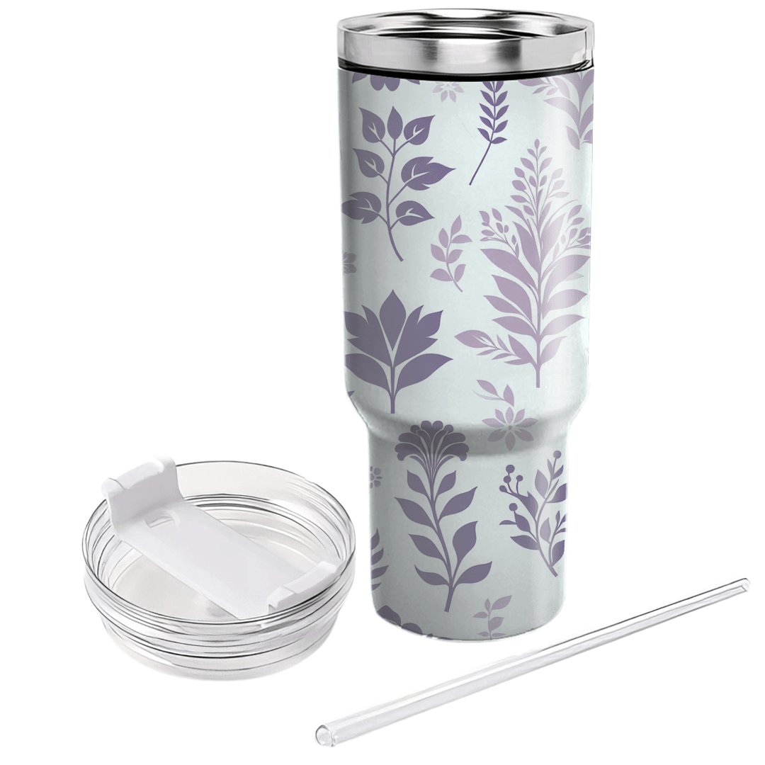 Elegant Floral Silhouette  Unique Tumblers