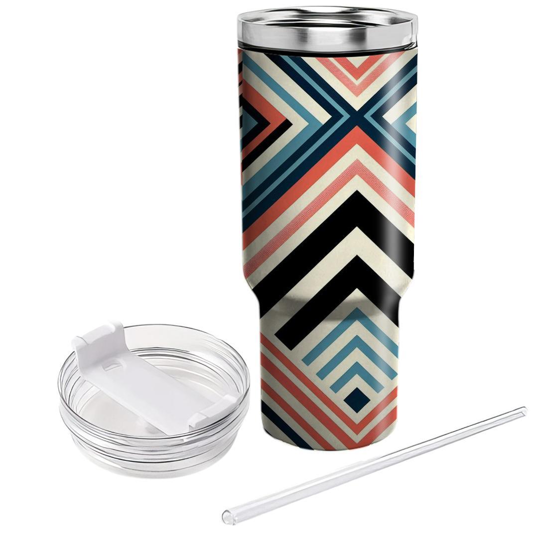 Bold Striped Chevron  Decorative Tumblers