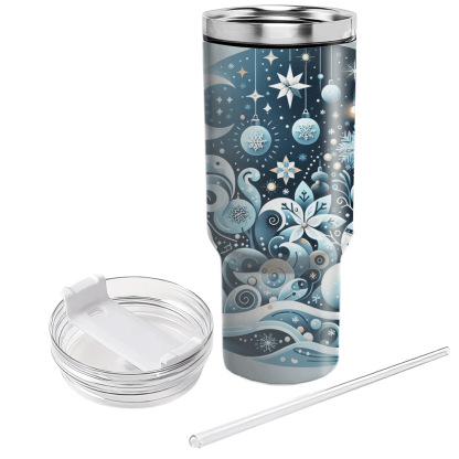 Frosted Joy - A Holiday Chill  Decorative Tumblers