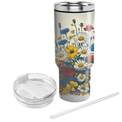 Wildflower Wanderlust  Unique Tumblers
