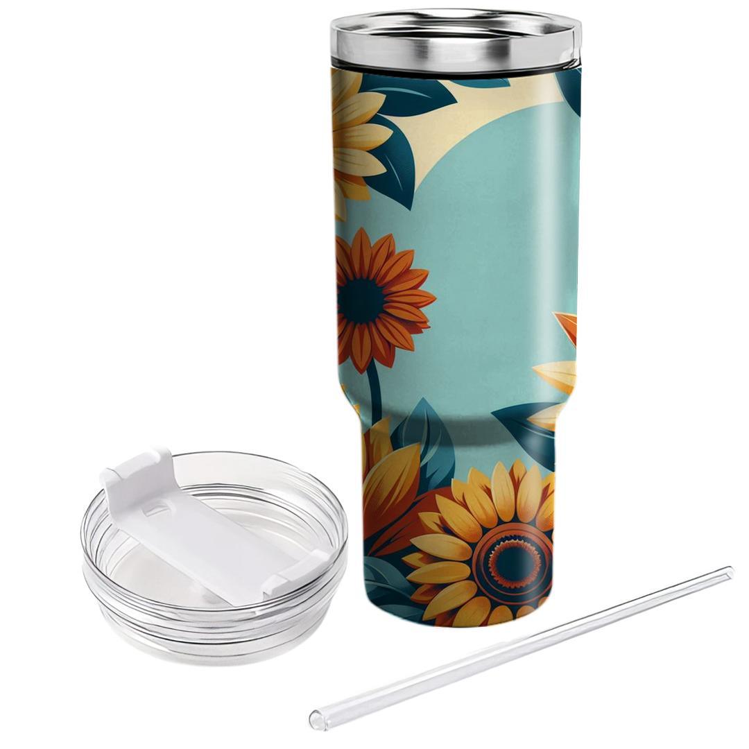 Sunflower Groove  Custom Tumblers