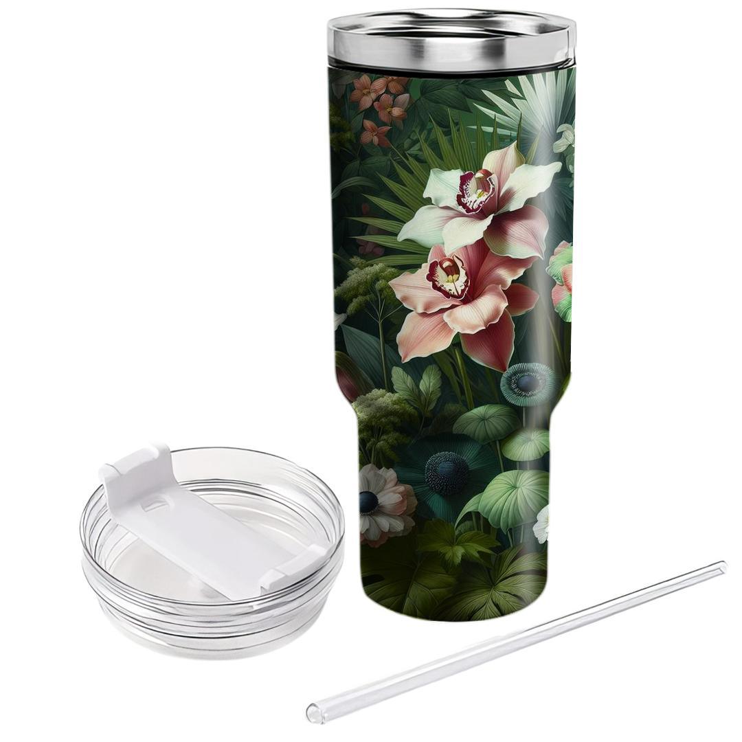 Lush Botanical Haven  Tumbler Cups