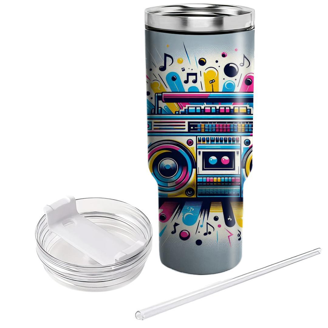 Retro Boombox Vibes  Insulated Tumblers