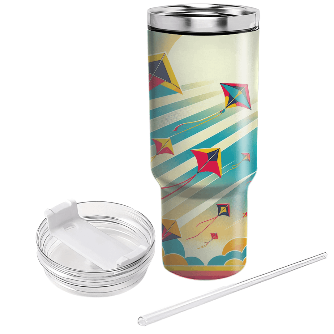 Cool Retro Kites Travel Tumblers