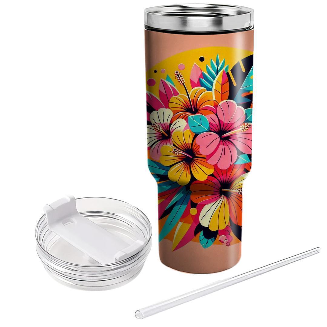 Tropical Blossom Fiesta  Insulated Tumblers