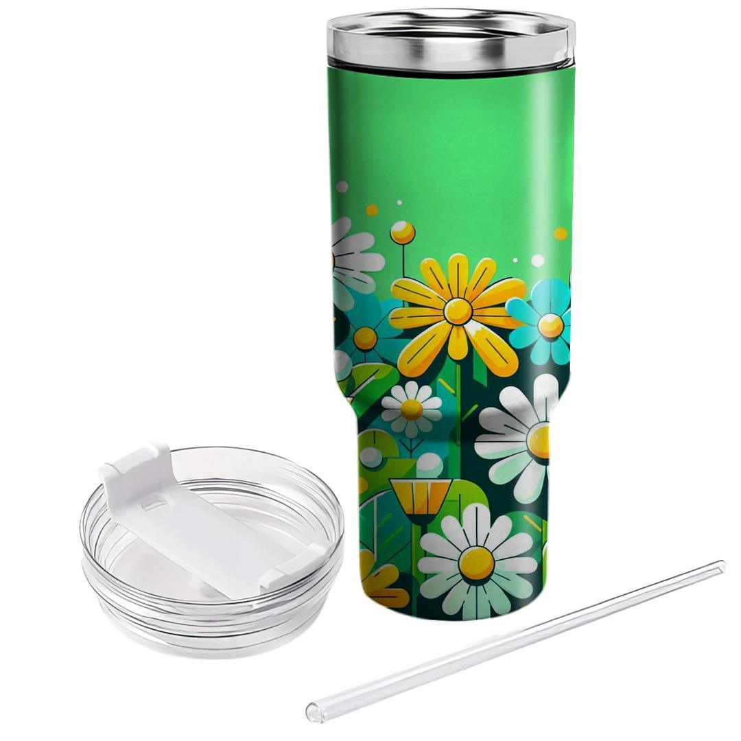 Delightful Daisy Patch  Insulated Tumblers