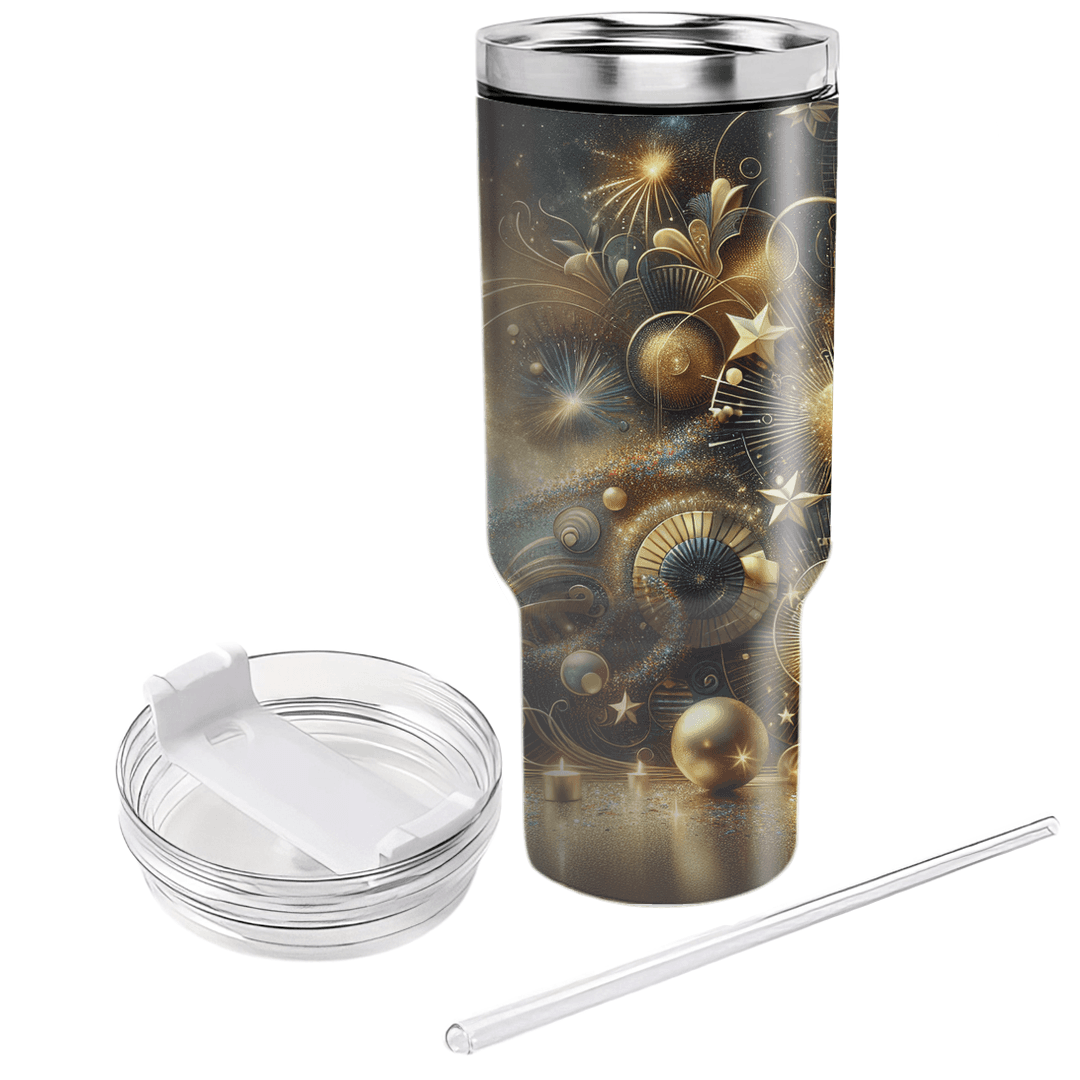 Glittering Unity - A New Year's Celebration  Decorative Tumblers