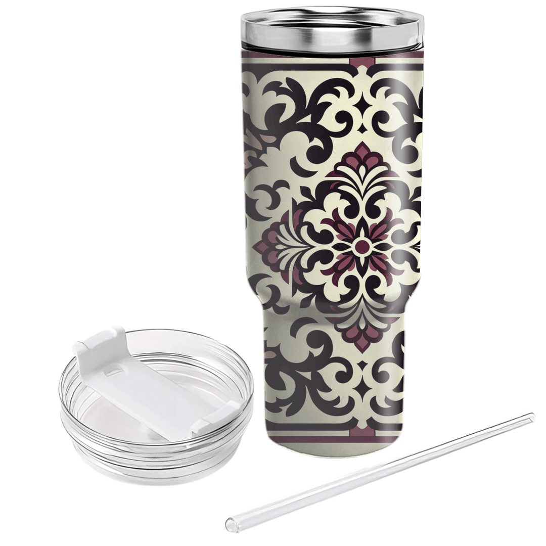 Elegant Baroque Flourish  Insulated Tumblers