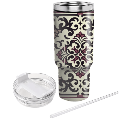 Elegant Baroque Flourish  Insulated Tumblers