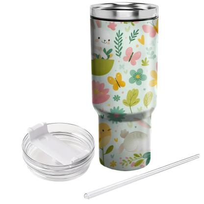 Spring Cheerful Critters  Tumbler Cups