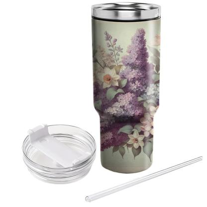 Timeless Vintage Floral  Tumbler Cups