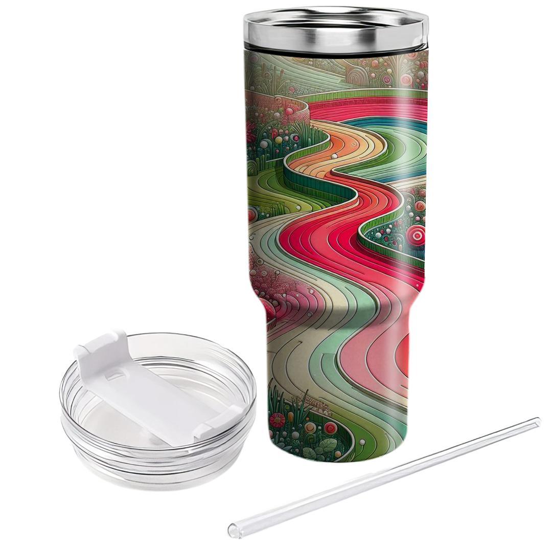Hippie Trails  Unique Tumblers