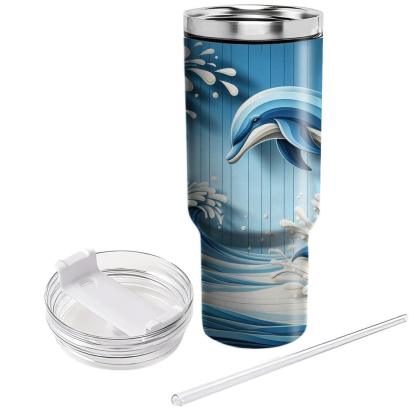 Dolphin Serenity  Tumblers With Lids