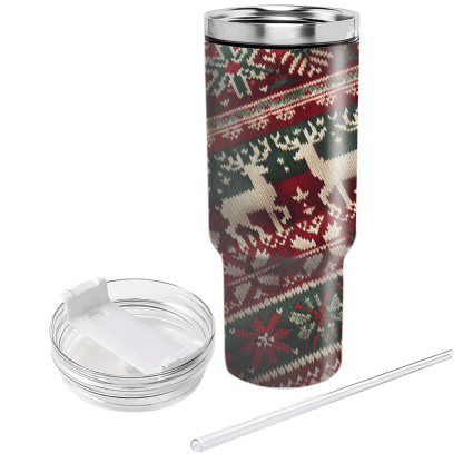 Winter Cozy Knit  Personalized Tumblers