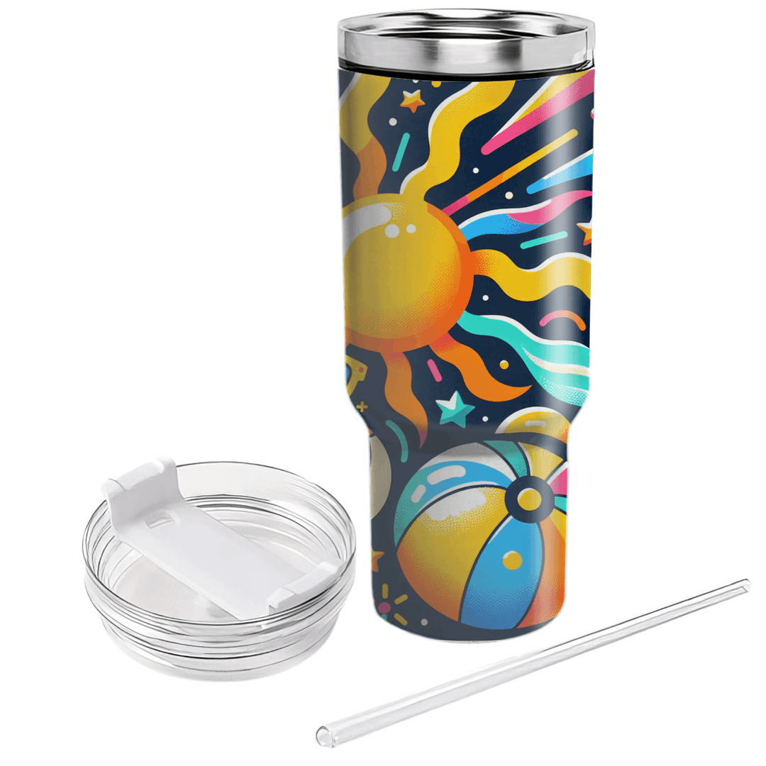 Funky Summer Days  Tumbler Cups