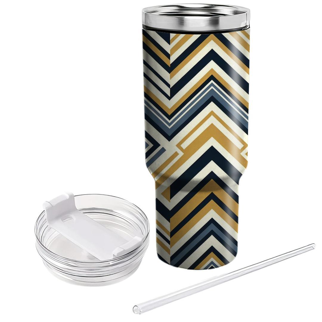 Chic Chevron Lines  Custom Tumblers