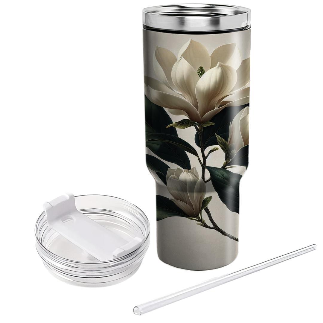 Elegant Magnolia  Tumbler Cups