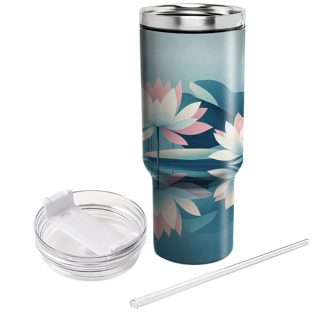 Zen Lotus Reflection  Insulated Tumblers