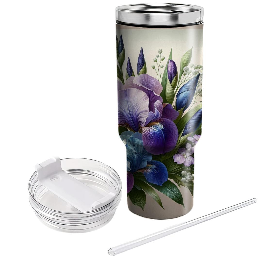 Classic Iris Delight  Insulated Tumblers