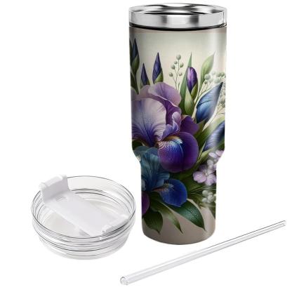 Classic Iris Delight  Insulated Tumblers