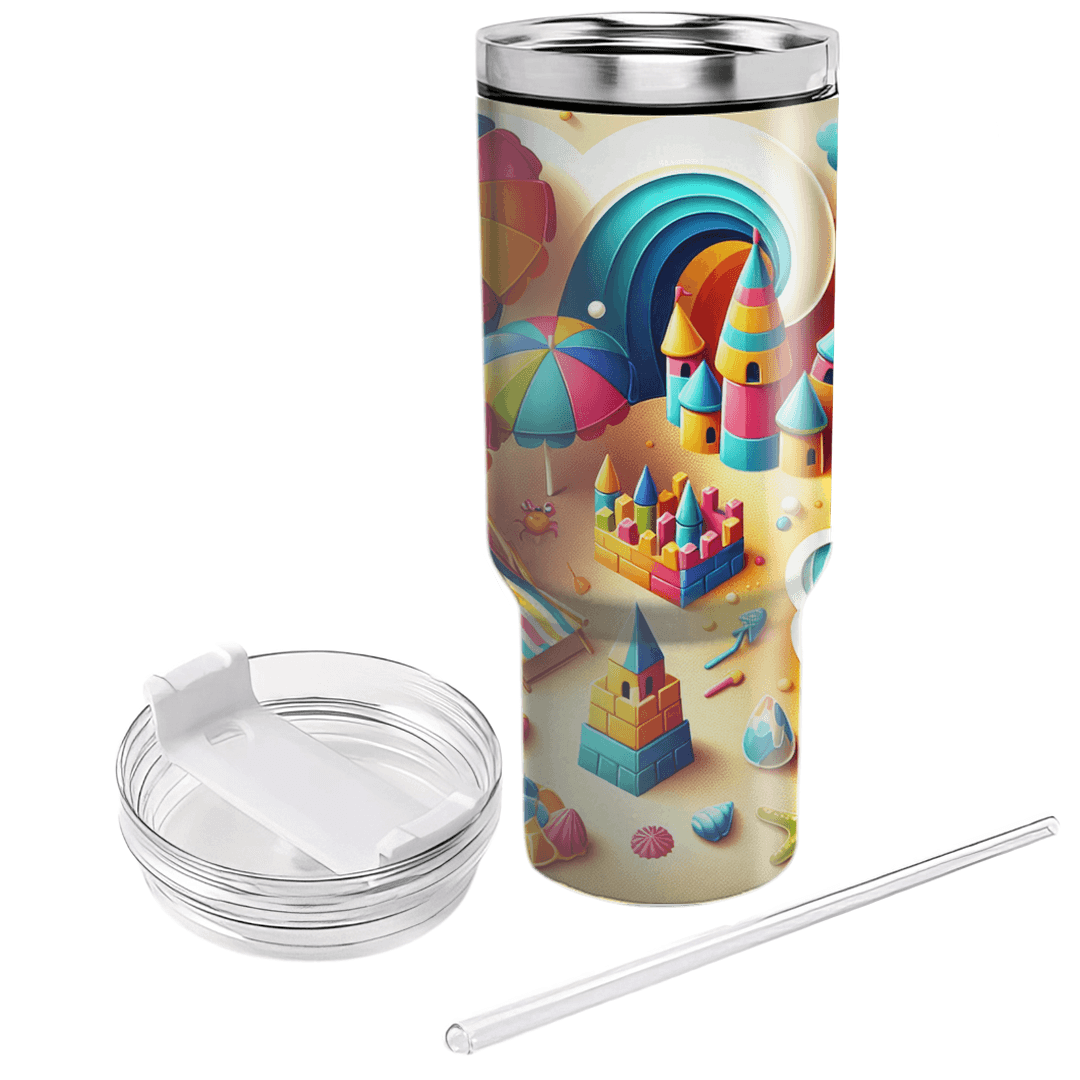 Joyful Day At The Beach  Unique Tumblers