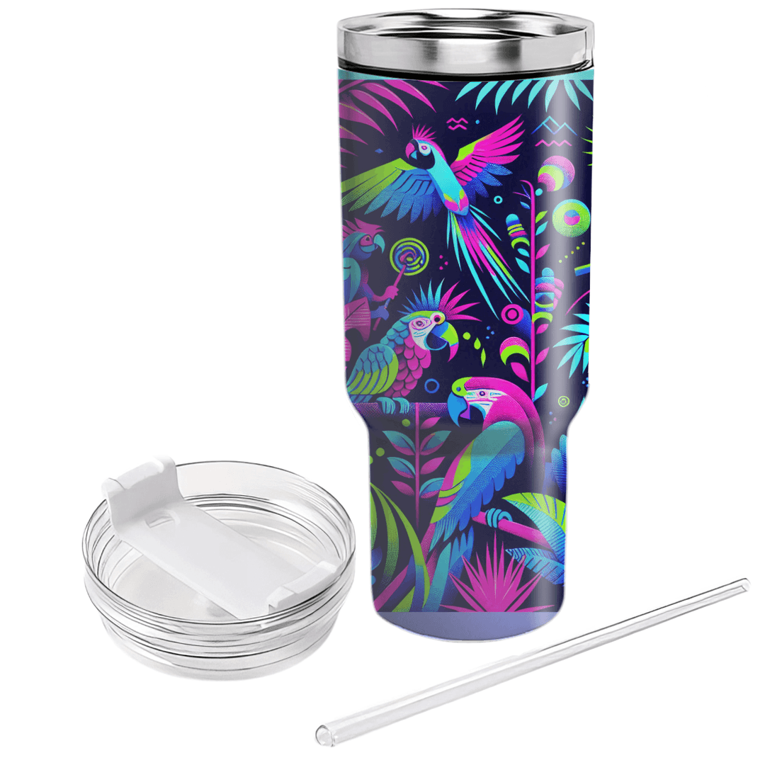Electric Jungle Custom Tumblers