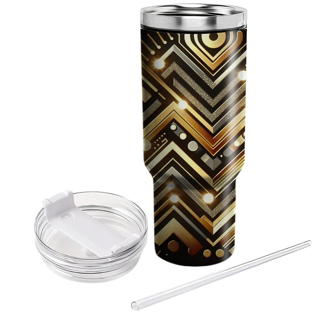Zigzag Disco  Travel Tumblers