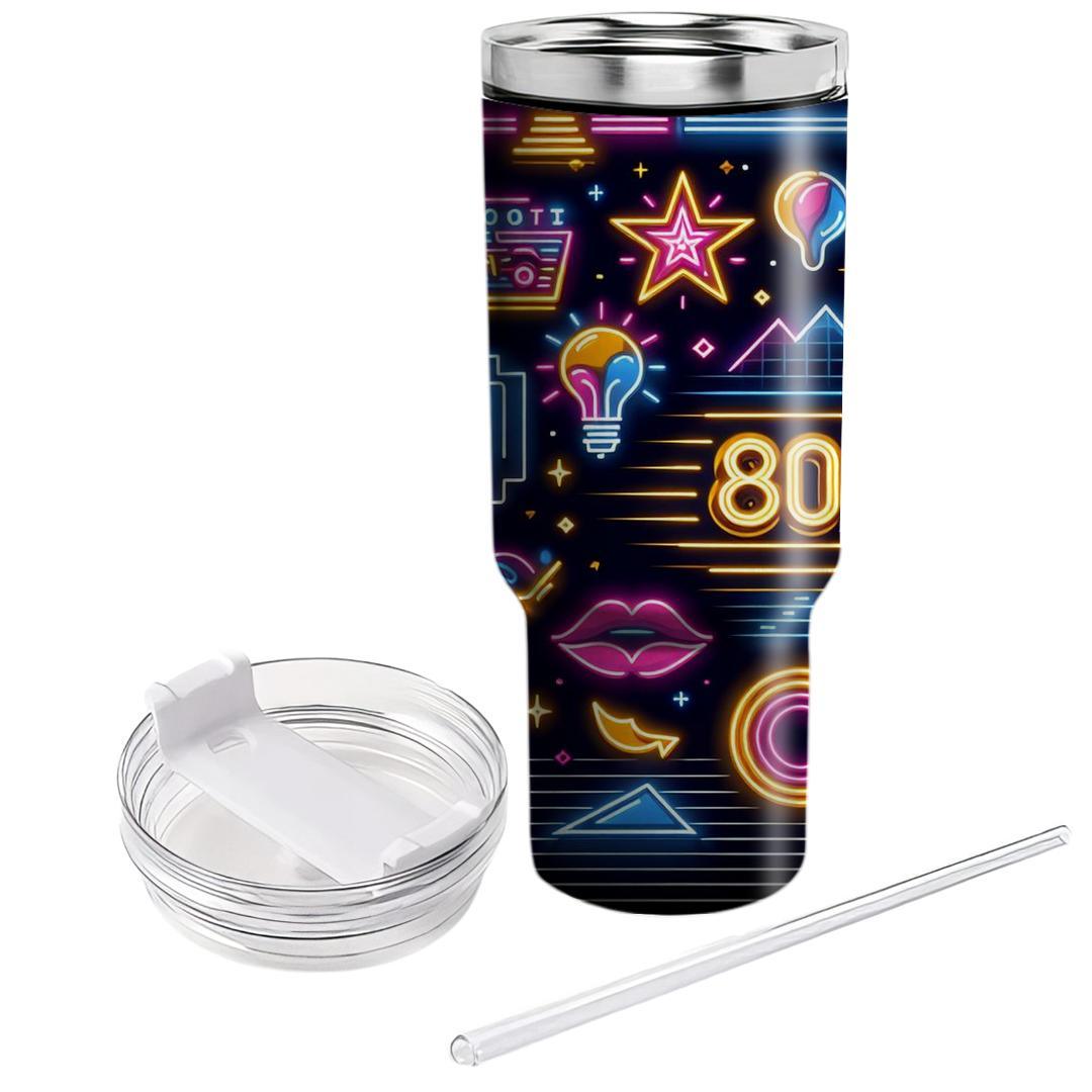 Glamorous Neon Lights  Personalized Tumblers