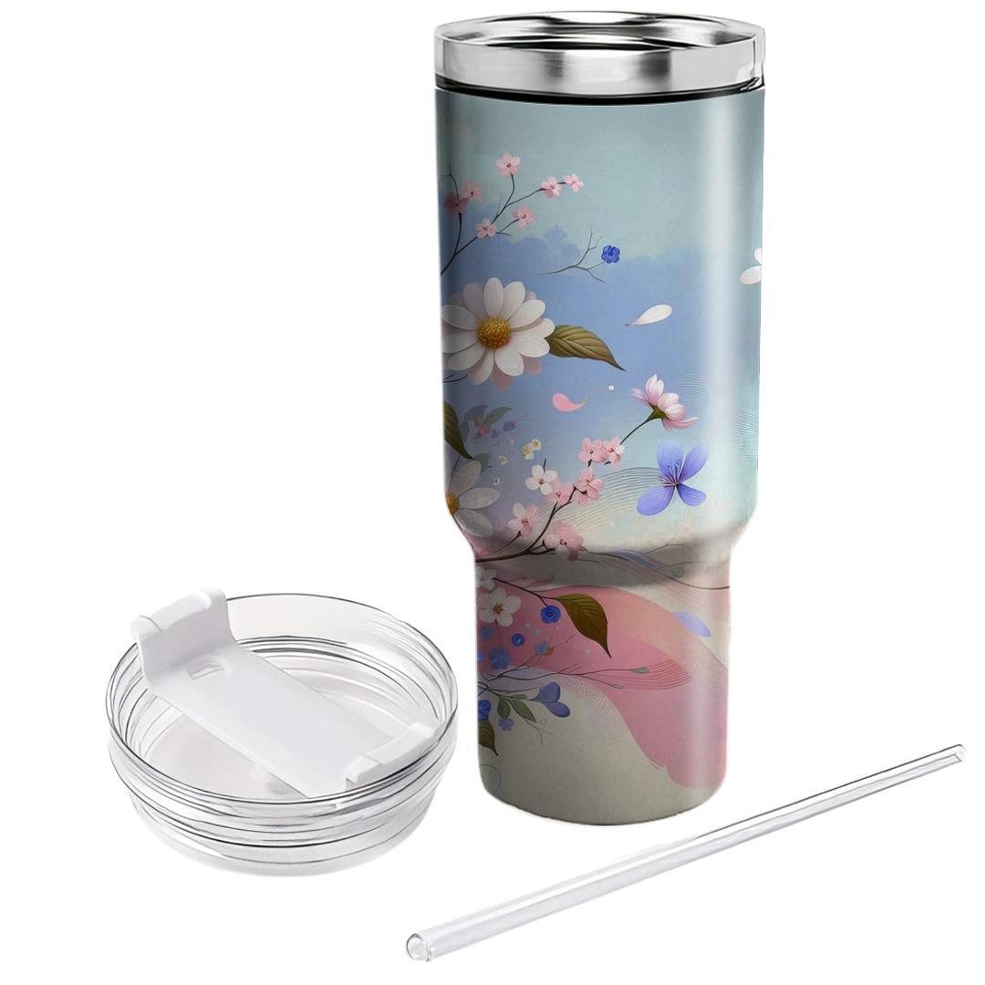 Petals In The Wind  Unique Tumblers