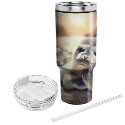 Sweet Baby Seal  Travel Tumblers