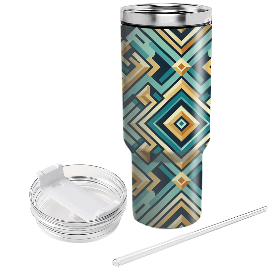 Diamond Weave Pattern  Insulated Tumblers